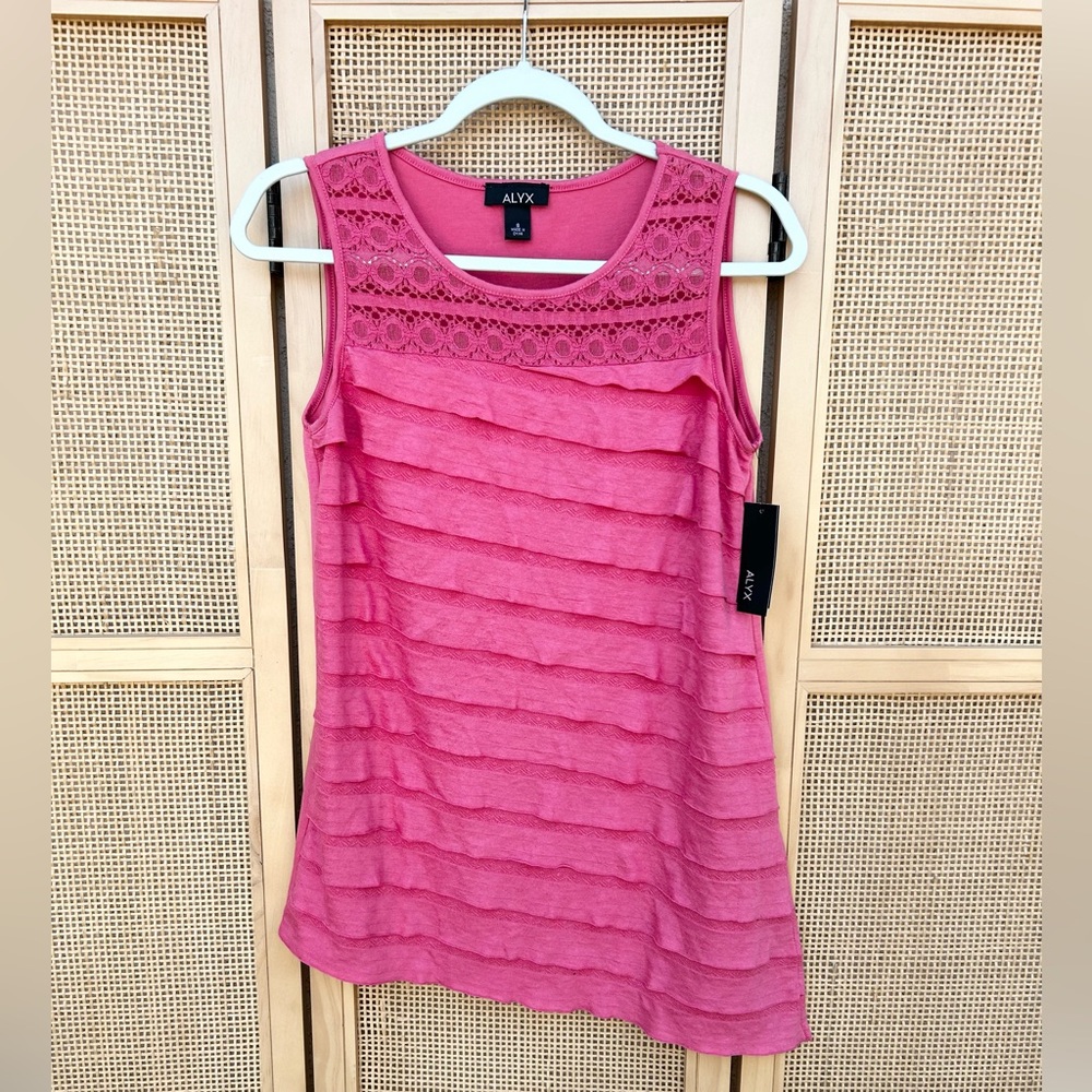 ALYX Asymmetrical Top - Rose